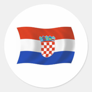 Autocollant Drapeau de la Croatie