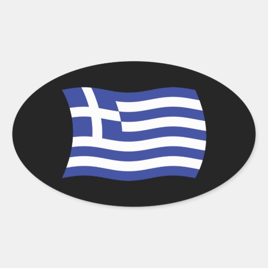 Autocollant Drapeau de la Grèce (Devant)