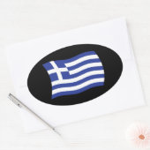 Autocollant Drapeau de la Grèce (Enveloppe)