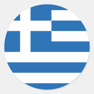 Autocollant drapeau de la Grèce
