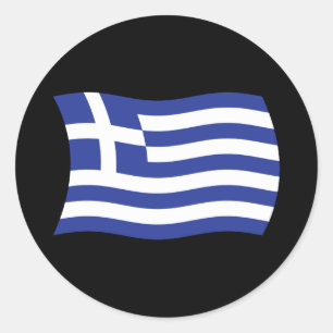 Autocollant drapeau de la Grèce