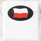 Autocollant Drapeau de la Pologne (Sac)