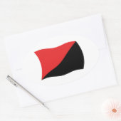 Autocollant Drapeau de l'anarcho-syndicalisme (Enveloppe)