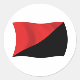 Autocollant Drapeau de l'anarcho-syndicalisme