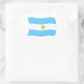 Autocollant Drapeau de l'Argentine (Sac)