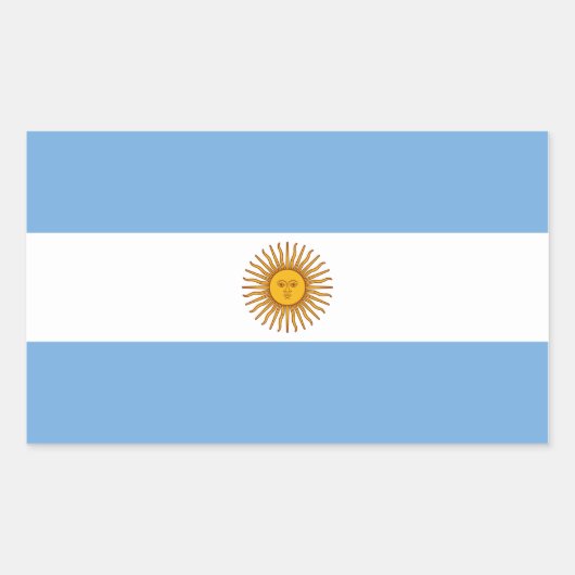 Autocollant Drapeau de l'Argentine (Devant)