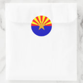 Autocollant drapeau de l'Arizona (Sac)