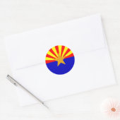 Autocollant drapeau de l'Arizona (Enveloppe)
