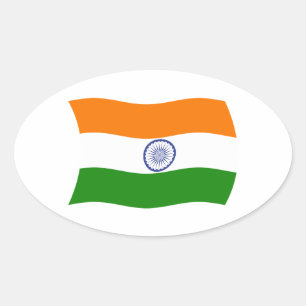 Autocollant Drapeau de l'Inde