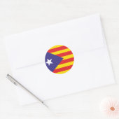 Autocollant Drapeau de l'Indépendance Catalane (Enveloppe)