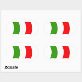 Autocollant Drapeau de l'Italie (Feuille)