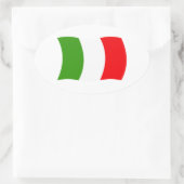 Autocollant Drapeau de l'Italie (Sac)
