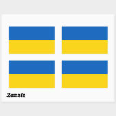 Autocollant Drapeau de l'Ukraine (Feuille)