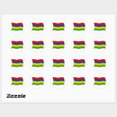 Autocollant Drapeau de Maurice (Feuille)