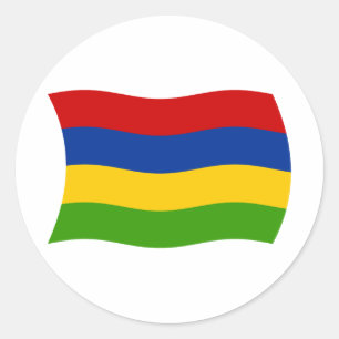 Autocollant Drapeau de Maurice