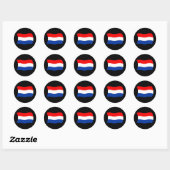 Autocollant Drapeau des Pays-Bas (Feuille)