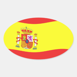 Autocollant Drapeau d'Espagne