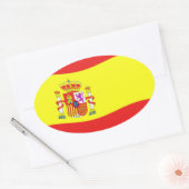 Autocollant Drapeau d'Espagne (Enveloppe)