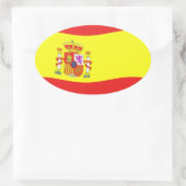 Autocollant Drapeau d'Espagne (Sac)