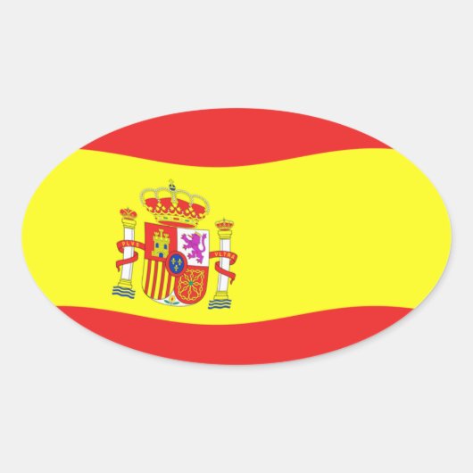 Autocollant Drapeau d'Espagne (Devant)
