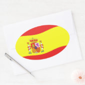 Autocollant Drapeau d'Espagne (Enveloppe)