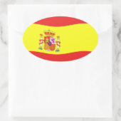 Autocollant Drapeau d'Espagne (Sac)