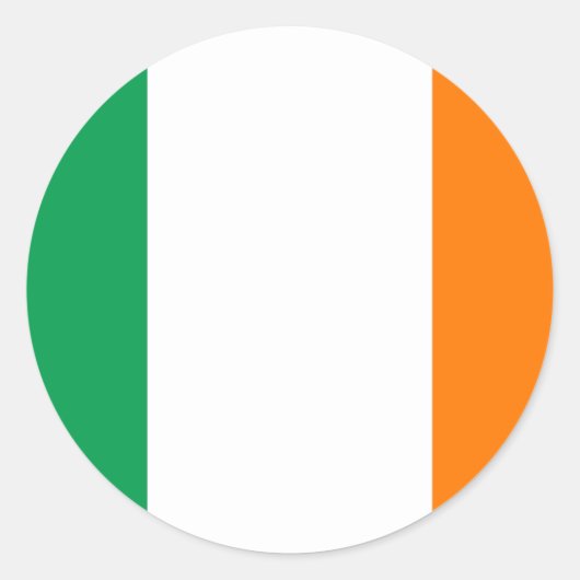Autocollant drapeau d'Irlande (Devant)