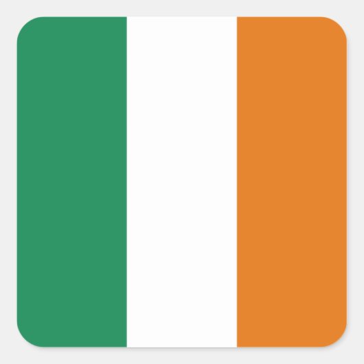 Autocollant drapeau d'Irlande (Devant)