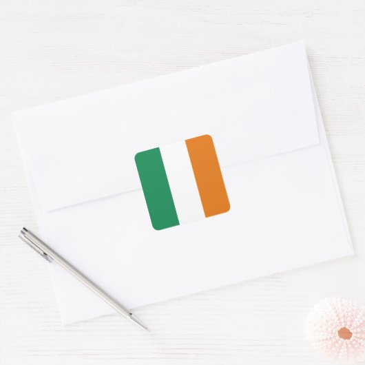 Autocollant drapeau d'Irlande (Enveloppe)
