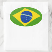 Autocollant Drapeau du Brésil (Sac)