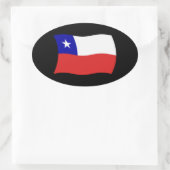 Autocollant Drapeau du Chili (Sac)