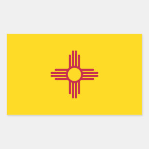 Autocollant drapeau du Nouveau-Mexique