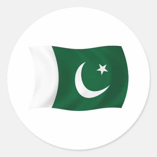 Autocollant Drapeau du Pakistan (Devant)