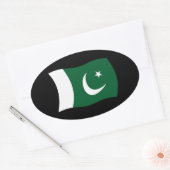 Autocollant Drapeau du Pakistan (Enveloppe)