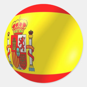 Autocollant drapeau espagnol