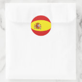Autocollant Drapeau Fisheye Espagne (Sac)