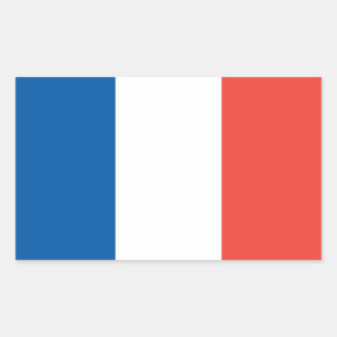 Autocollant drapeau français