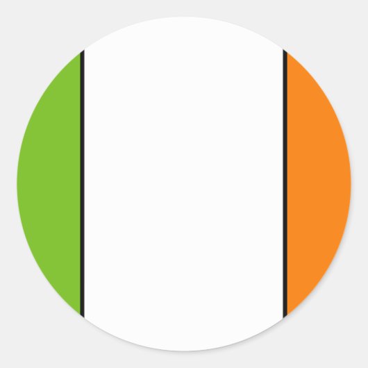 Autocollant drapeau irlandais (Devant)