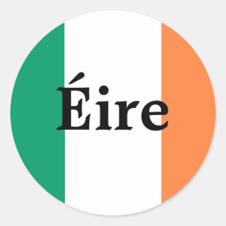 Autocollant drapeau irlandais