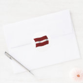 Autocollant Drapeau Lettonie (Enveloppe)