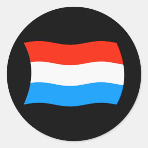 Autocollant Drapeau Luxembourgeois