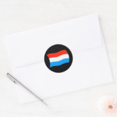 Autocollant Drapeau Luxembourgeois (Enveloppe)