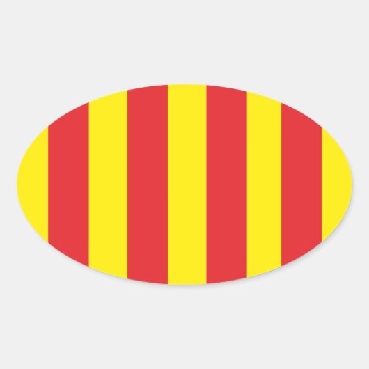 Autocollant Drapeau Provençal (Devant)