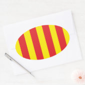 Autocollant Drapeau Provençal (Enveloppe)