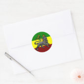 Autocollant Drapeau Rasta (Enveloppe)