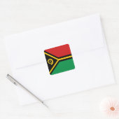 Autocollant drapeau Vanuatu (Enveloppe)