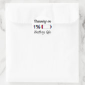 autocollant drôle/ 1 pouce (Sac)