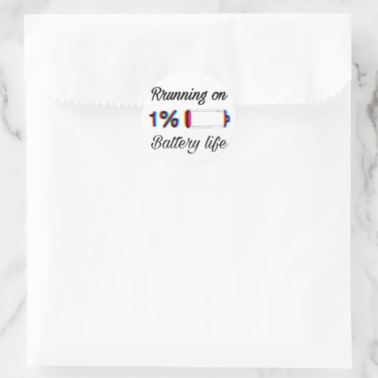 autocollant drôle/ 1 pouce (Sac)