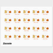 Autocollant drôle de Halloween Boo (Feuille)