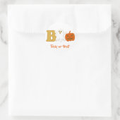 Autocollant drôle de Halloween Boo (Sac)